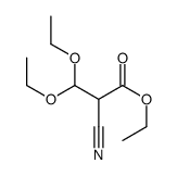 ethyl 2-cyano-3,3-diethoxypropanoate Structure