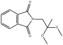 1H-Isoindole-1,3(2H)-dione, 2-(2,2-dimethoxypropyl)- Structure