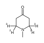 1-METHYL-4-PIPERIDONE-2,2,6,6-D4结构式