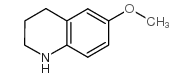 1,2,3,4-Tetrahydro-6-methoxyquinoline Structure