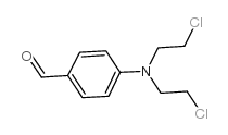 4-[双-(2-氯乙基)氨基]苯甲醛结构式