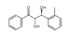 anti-2,3-dihydroxy-1-phenyl-3-(2-methylphenyl)propan-1-one结构式