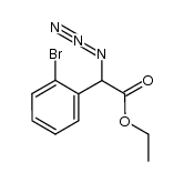 ethyl 2-azido-2-(2-bromophenyl)acetate Structure