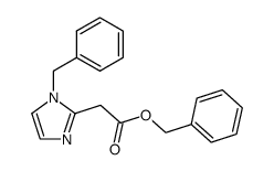 benzyl 1-benzylimidazole-2-acetate Structure