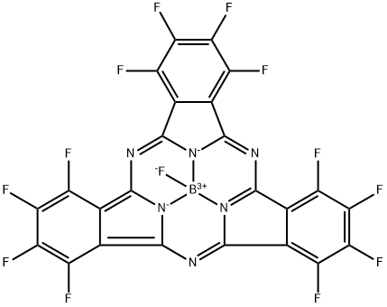 全氟氟化硼亚酞菁结构式