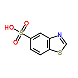 1,3-Benzothiazole-5-sulfonic acid结构式