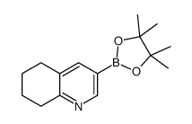 3-(4,4,5,5-tetramethyl-1,3,2-dioxaborolan-2-yl)-5,6,7,8-tetrahydroquinoline Structure