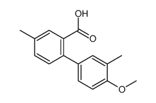 2-(4-methoxy-3-methylphenyl)-5-methylbenzoic acid Structure