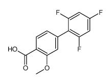 2-methoxy-4-(2,4,6-trifluorophenyl)benzoic acid结构式