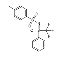 N-(4-methylbenzenesulphonyl)-benzene-trifluoromethyl sulfoximine Structure