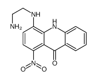 4-(2-aminoethylamino)-1-nitro-10H-acridin-9-one结构式