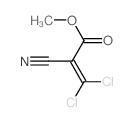 2-Propenoic acid,3,3-dichloro-2-cyano-, methyl ester结构式