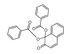 (1-benzoyloxy-2-oxonaphthalen-1-yl) benzoate结构式