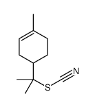 2-(4-methylcyclohex-3-en-1-yl)propan-2-yl thiocyanate Structure