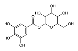1-O-没食子酰基葡萄糖结构式