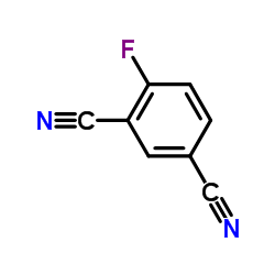 2,4-二氰基氟苯结构式