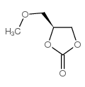 (S)-(-)-4-(甲氧甲基)-1,3-二氧杂戊环-2-酮结构式