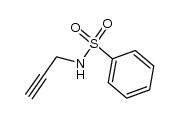N-(prop-2-ynyl)benzenesulfonamide结构式