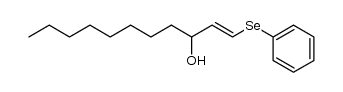 (E)-1-(phenylselanyl)undec-1-en-3-ol Structure