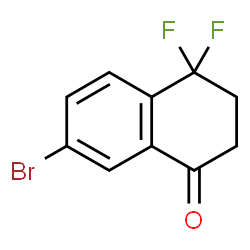 7-bromo-4,4-difluoro-3,4-dihydronaphthalen-1(2h)-one Structure