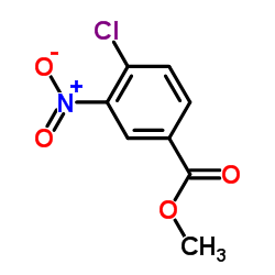 4-氯-3-硝基苯甲酸甲酯结构式