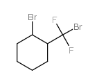 1-bromo-2-(bromodifluoromethyl)cyclohexane Structure
