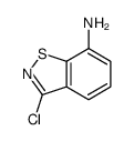 3-chloro-1,2-benzothiazol-7-amine Structure