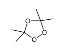 3,3,5,5-tetramethyl-1,2,4-trioxolane Structure
