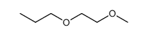 1-methoxy-2-propoxy-ethane结构式