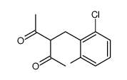 3-(2,6-DICHLOROBENZYL)PENTANE-2,4-DIONE Structure
