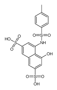 8-(4-methylphenylsulfonamido)-1-naphthol-3,6-disulfonicacid Structure