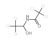 Acetamide,2,2,2-trichloro-N-(2,2,2-trichloro-1-hydroxyethyl)- Structure