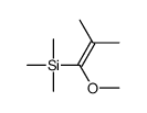 (1-methoxy-2-methylprop-1-enyl)-trimethylsilane Structure