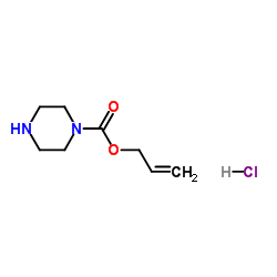 烯丙基哌嗪-1-羧酸盐酸盐结构式