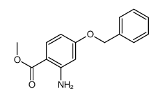 2-氨基-4-(苄氧基)苯甲酸甲酯结构式