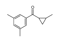 (3,5-dimethylphenyl)-(2-methylcyclopropyl)methanone Structure