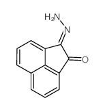 (2Z)-2-hydrazinylideneacenaphthen-1-one Structure