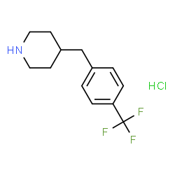4-(4-(三氟甲基)苄基)哌啶盐酸盐结构式