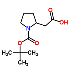 2-(1-(叔丁氧羰基)吡咯烷-2-基)乙酸图片