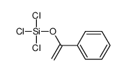 trichloro(1-phenylethenoxy)silane结构式