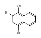 2,4-二溴-1-萘酚结构式