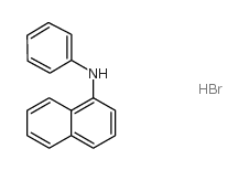 N-苯基-1-萘胺氢溴酸盐结构式