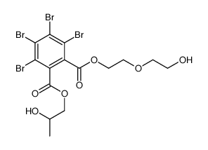 3,4,5,6-Tetrabromo-1,2-benzenedicarboxylic acid2-(2-hydroxyethoxy)-ethyl2-hydroxypropylester Structure