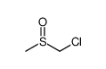 chloro(methylsulfinyl)methane Structure