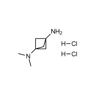 N1,N1-二甲基双环[1.1.1]戊烷-1,3-二胺二盐酸盐结构式