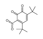 4,6-二(叔丁基)-3-硝基-1,2-苯醌结构式