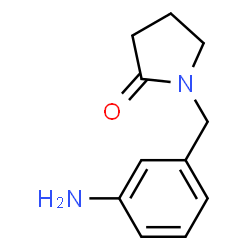 1-(3-氨基苯甲基)吡咯烷-2-酮结构式