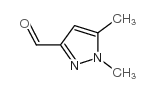 1,5-二甲基-1H-吡唑-3-甲醛结构式