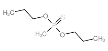 Phosphonothioic acid,methyl-, O,O-dipropyl ester (6CI,7CI,8CI,9CI) Structure
