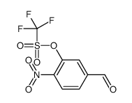 (5-formyl-2-nitrophenyl) trifluoromethanesulfonate Structure